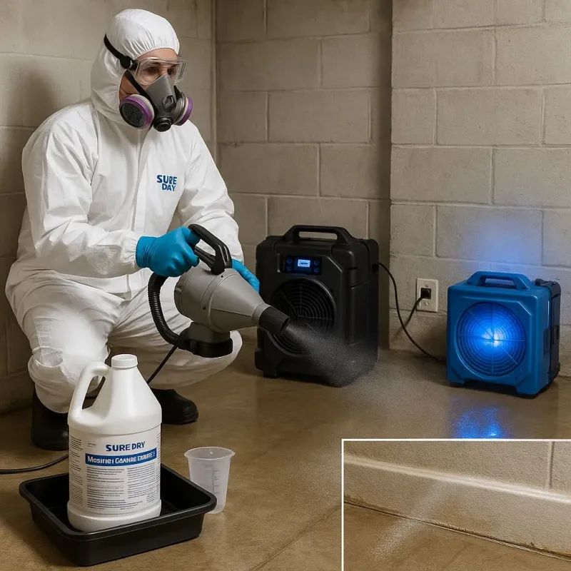 Sanitization and Odor Removal process in Homer, MI