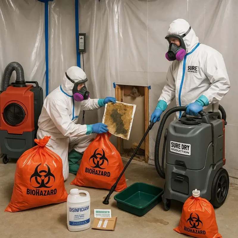 Contaminated Water Handling Protocols process in Homer, MI