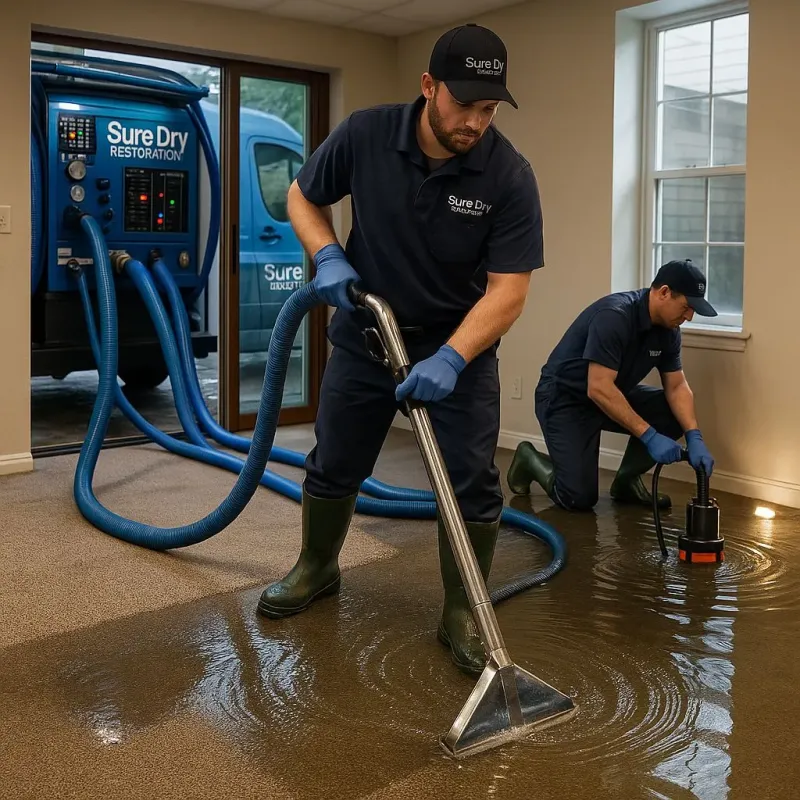 Water Extraction and Removal process in Homer, MI
